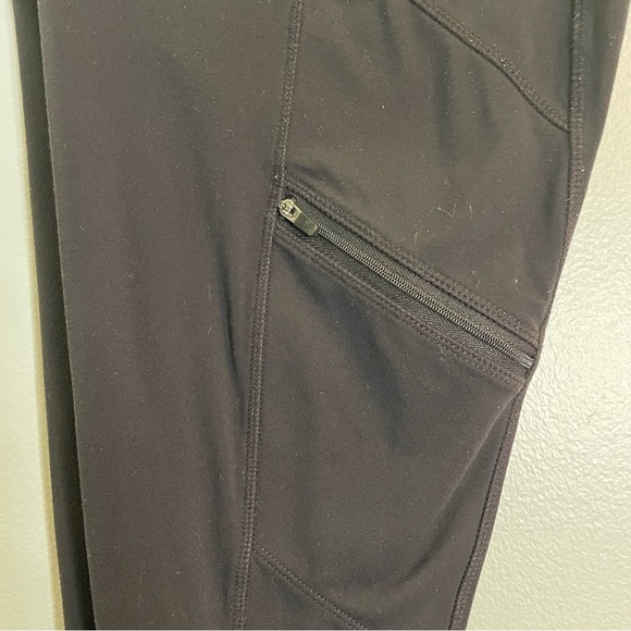 Athleta Metro Drifter Tight Leggings Black Zipper Pockets Womens XS - Picture 11 of 11